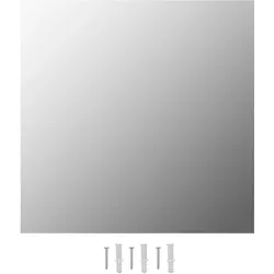 vidaXL Wandspiegel 60 x 60 cm Quadratisch Glas