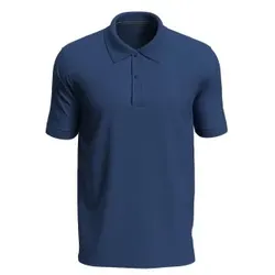 Stedman Henry Polo Short Sleeve Dunkelblau Baumwolle Small Herren