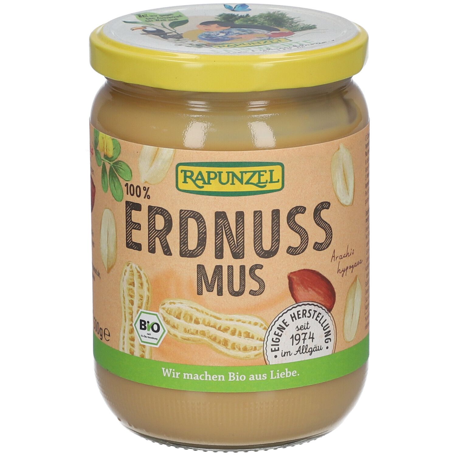Rapunzel Erdnussmus fein Bio 500 g Brotaufstrich