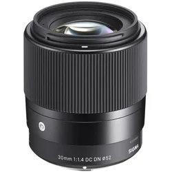 Sigma 30mm f/1.4 DC DN Contemporary, Nikon-Z (Nikon Z, Sigma SA, APS-C / DX), Objektiv, Schwarz