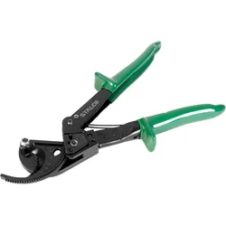 Ratschen-Kabelschneider für Kupfer- und Aluminiumkabel (Cu Al) Länge 280 mm STALCO S013700021