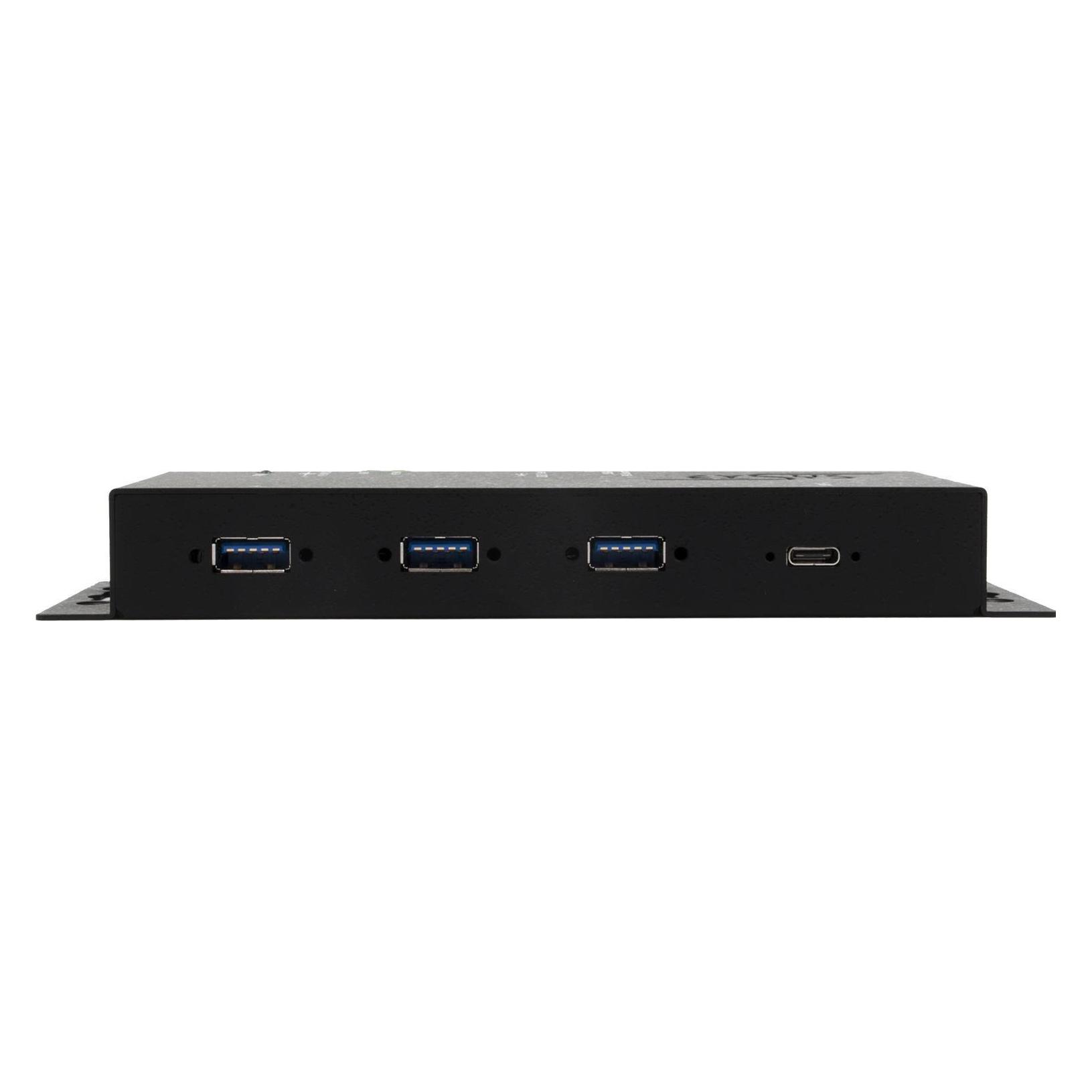 Exsys USB 3.1 HUB 4-Port Metall-Gehäuse (USB-C, 4 Ports) (EX-1191HMVS-PD)
