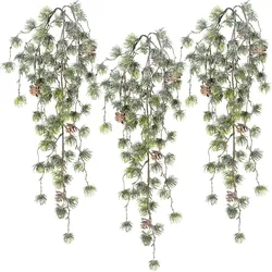 CREATIV green künstliche Pflanze Zedernranke, 54cm, 3er Set