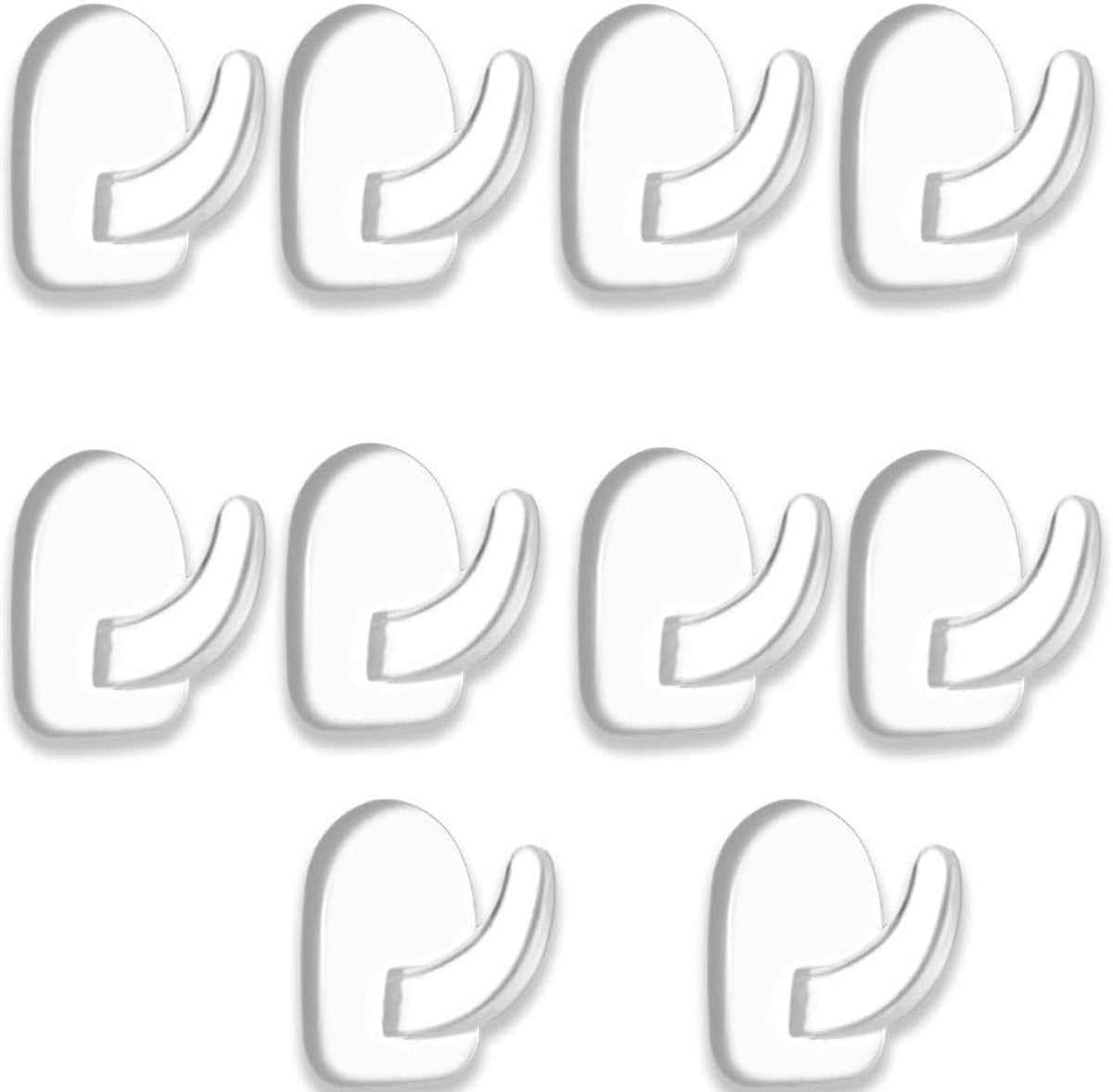 ShopVlot 10 stuks zelfklevende plastic wandhaken