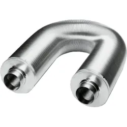 Schalldämpfer DN125 L:1000mm mit 50mm Dämmung, für CWL