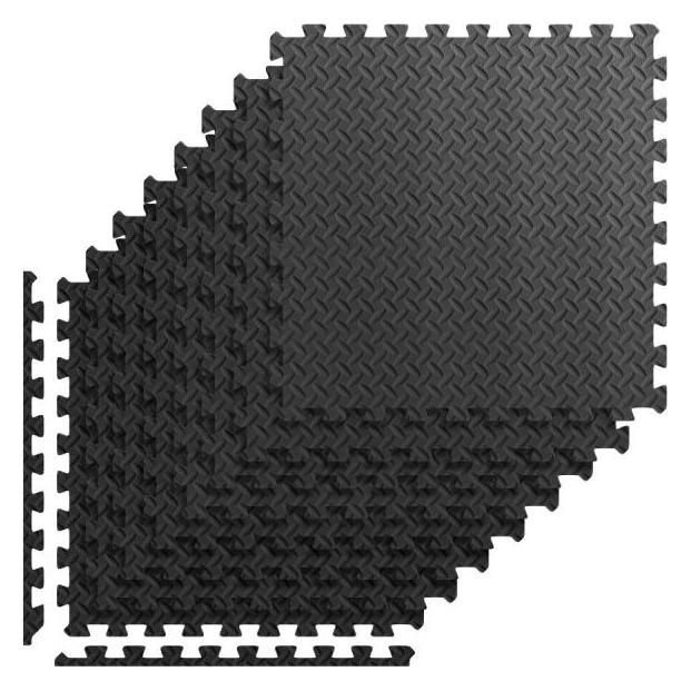 Lifefit Athlete Matte für Fitnessgeräte PUZZLE 180x180cm (1 cm) (5903796015751)