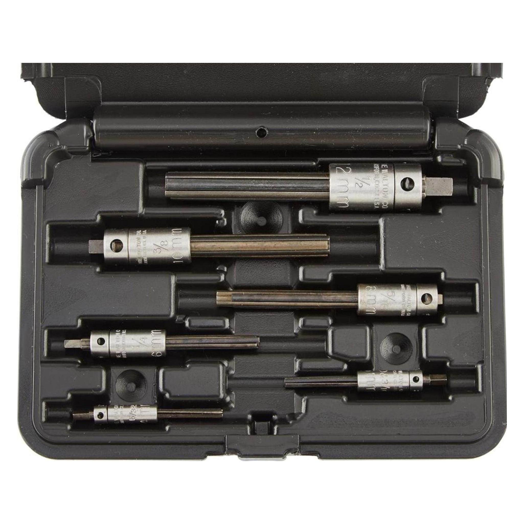 Walton Company Gewindebohrer-Ausdrehersatz M4 - M12 für MGB (18003 - 4Nutig)
