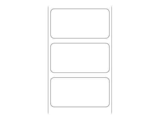 Zebra Z-Perform 1000D - Papier - permanenter Klebstoff - unbeschichtet - 38.1 x 19.05 mm 39600 Etikett(en) (12 Rolle(n) (880171-019D)