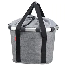 City-Tasche KLICKfix Bikebasket twist silver, 35x28x26cm