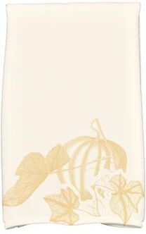 E by Design 18 x 30-inch Stagecoach Holiday Floral Print Hand Towel