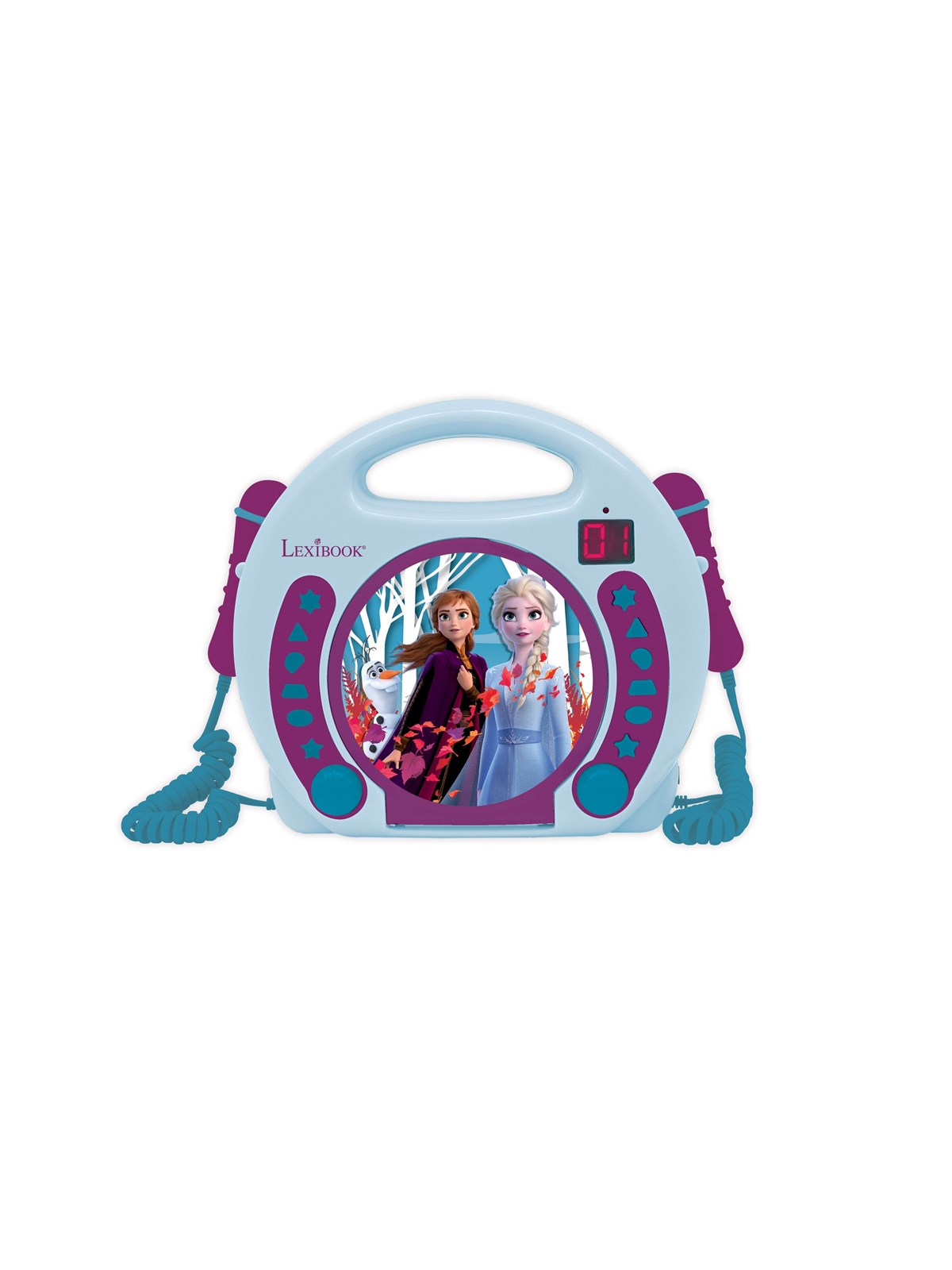 Frozen Portable CD player with 2 Sing Along microp