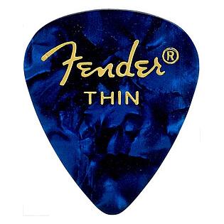 Fender Picks 351 thin/blue moto (12) (46535152)