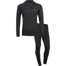 NORTH BEND Core Baselayer Skiunterwäsche-Set Herren 500 - black - nb L