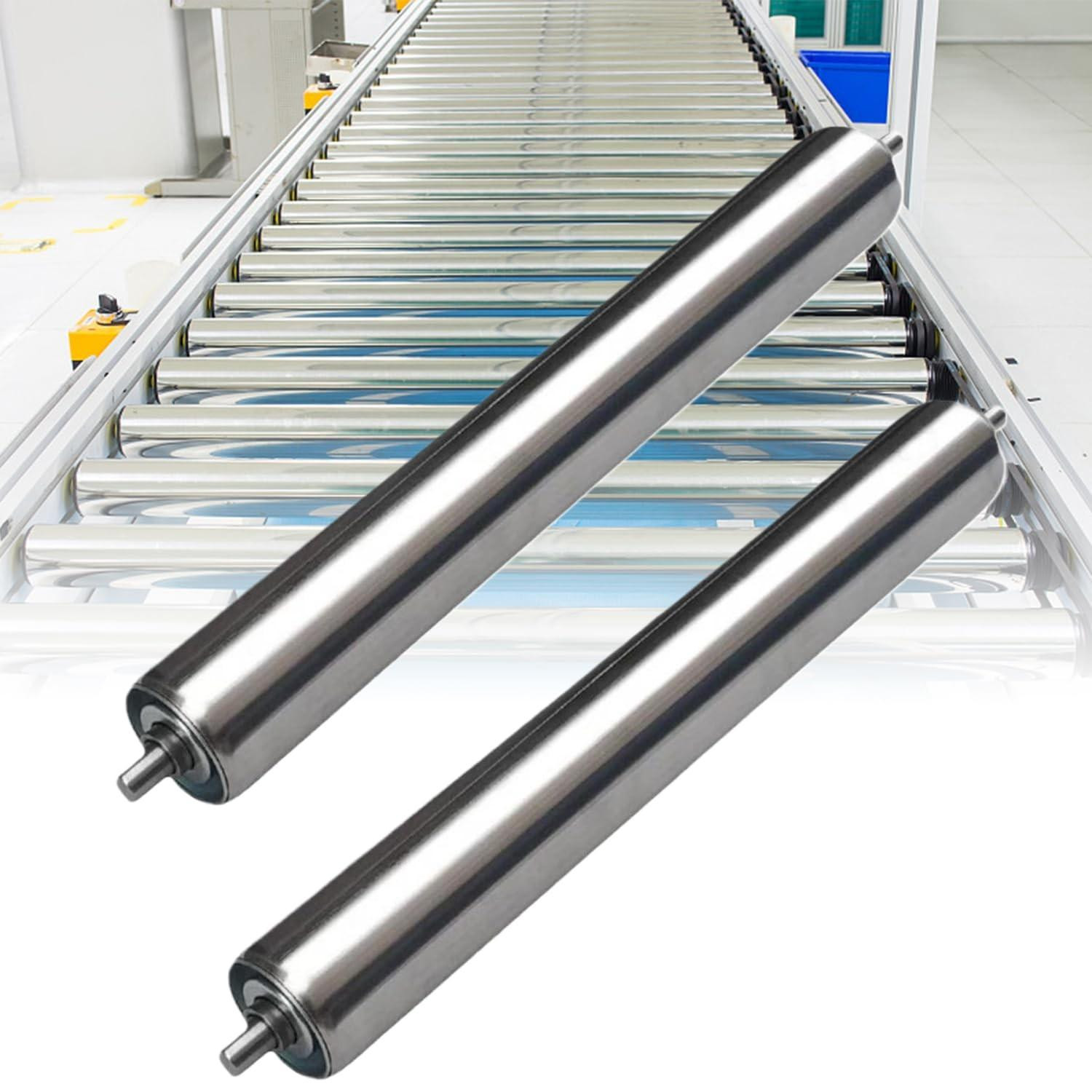 Set van 2 transportrollen voor lopende banden, Ø 25 mm