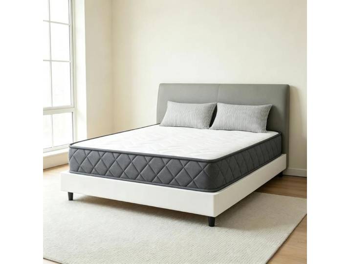 Matelas à mémoire de forme - Dimensions 200x160 cm - Mousse à mémoire de forme - Rembourrage en mousse ondulée