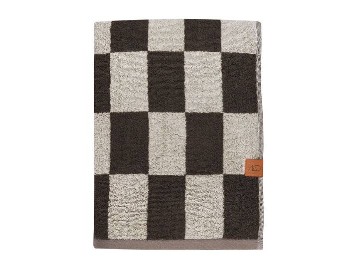 Mette Ditmer - Retro Badetuch, 70 x 133 cm, chocolate