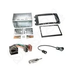 Autoradio 2-DIN Einbaurahmen Radioblende + Adapterkabel Einbauset Smart ForTw...