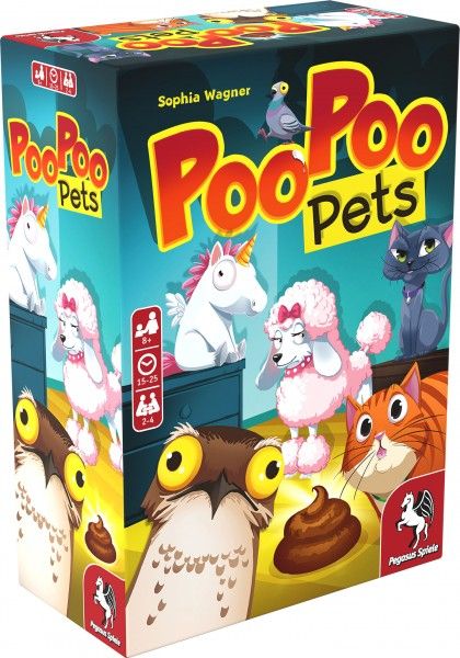 Pegasus 18338G Poo Poo Pets Brettspiel-Erweiterung bis zu 4 Spielern ab 8 Jahr(e)