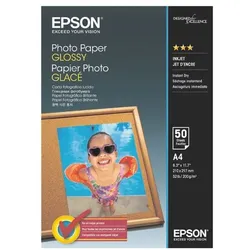 Epson Fotopapier »Photo Paper Glossy« (A4 - 50 Blatt) weiß