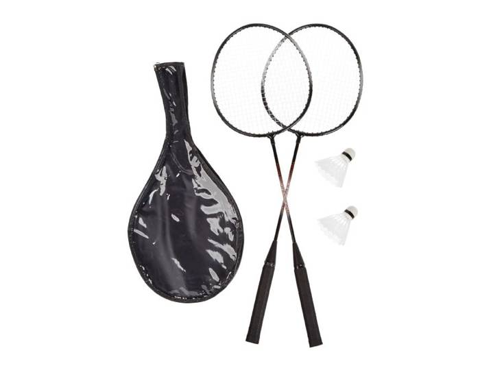 Relaxdays 2 x Badmintonset mit Tasche