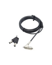 Dicota Security Cable Nano Lock Ultra Slim Keyed 2.5x6 mm slot Notebook-Sicherung (D31886)