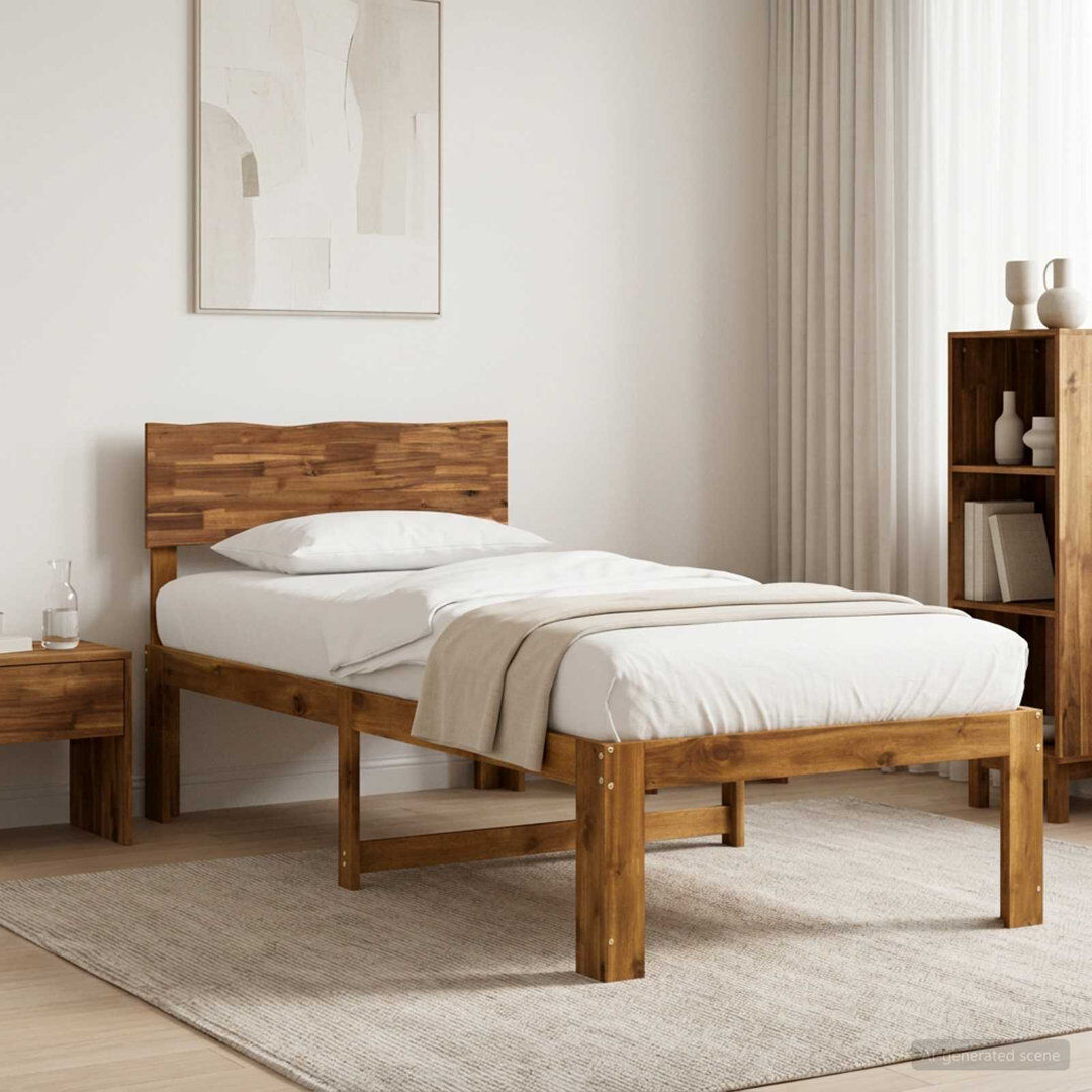 vidaXL Bed Natural 80 x 200cm