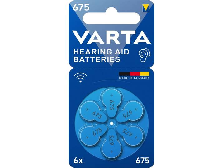 Varta 675 - Batterijen - 1.4V - 6-pack