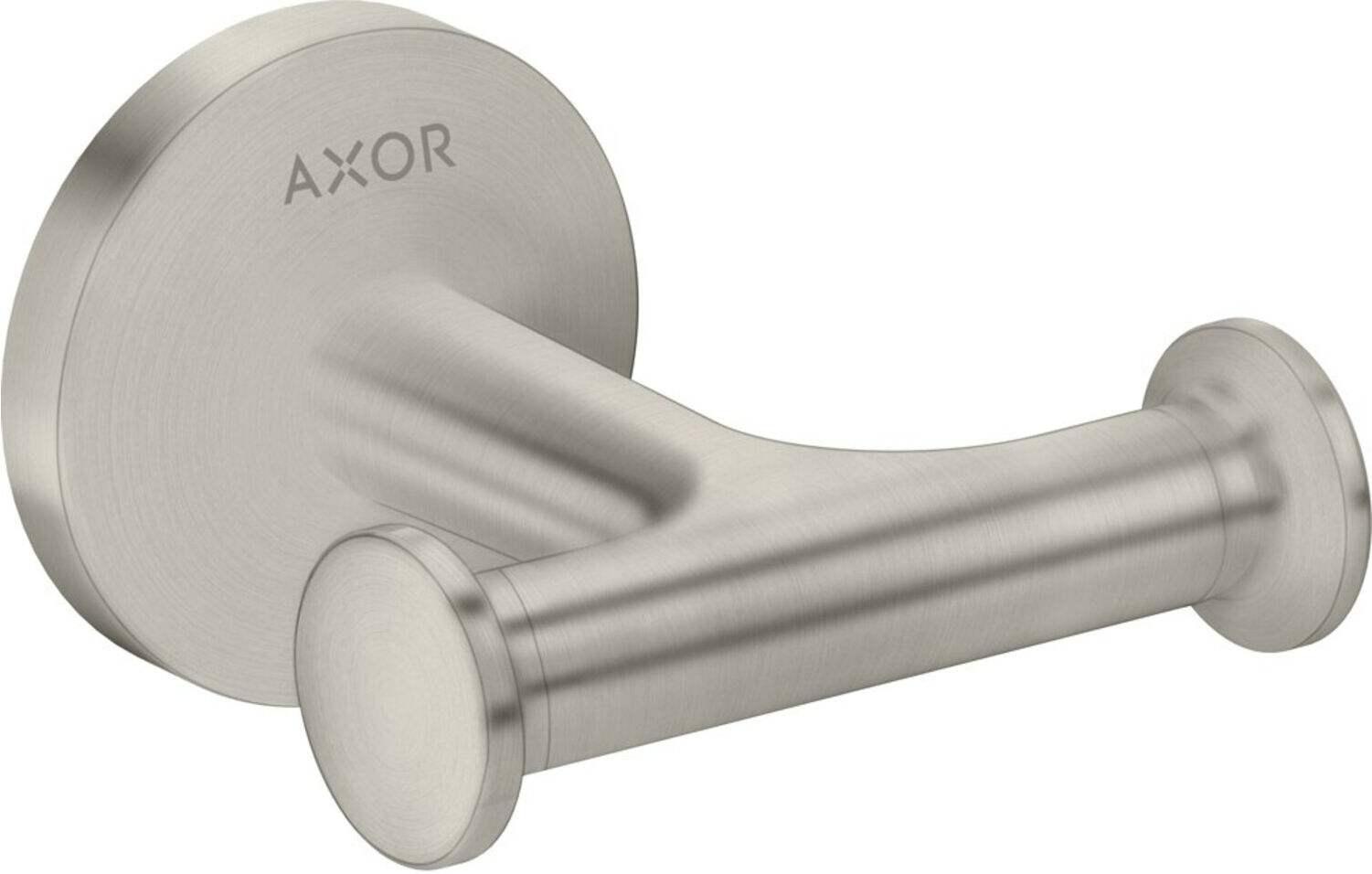 Hansgrohe Handtuckhaken Axor doppelt, Wandmontage, Edelstahl-Optik (42812800)