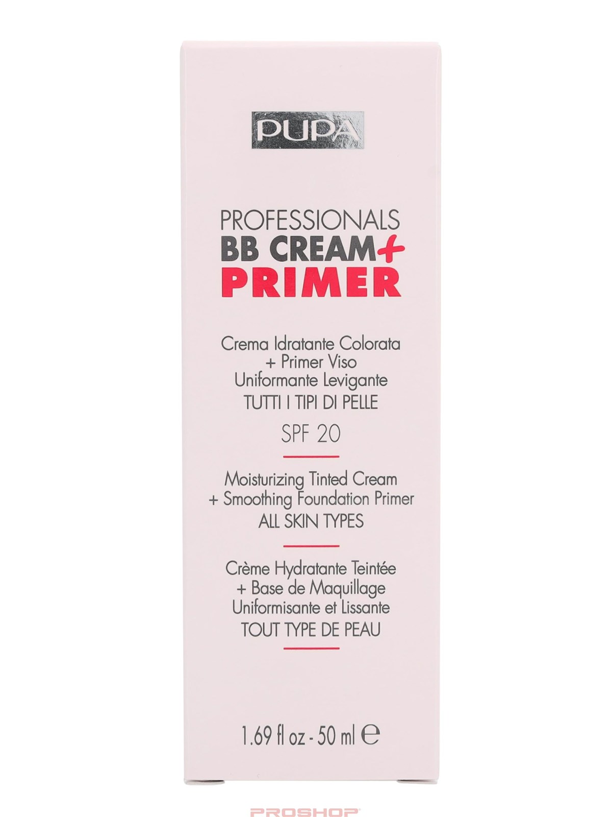 PUPA Milano Pupa Pupa Professionals BB Cream + Primer SPF20 - 001 Nude