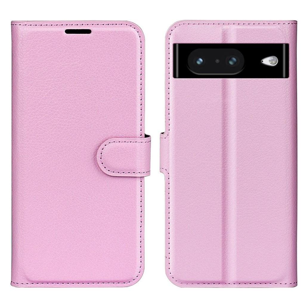 Cover-Discount Google Pixel 8 - Leder Etui Hülle rosa (Google Pixel 8) (660143911C)