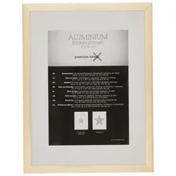 Bilderrahmen Aluminium in Brass ca. 30/40cm