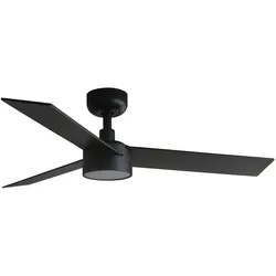 DC Deckenventilator Rudder S Schwarz mit LED