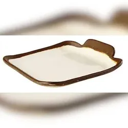 APS Teller/Speiseteller/Deko-Teller/Melamin-Teller -CROCKER-14 x 13 cm, H: 2,5 cm