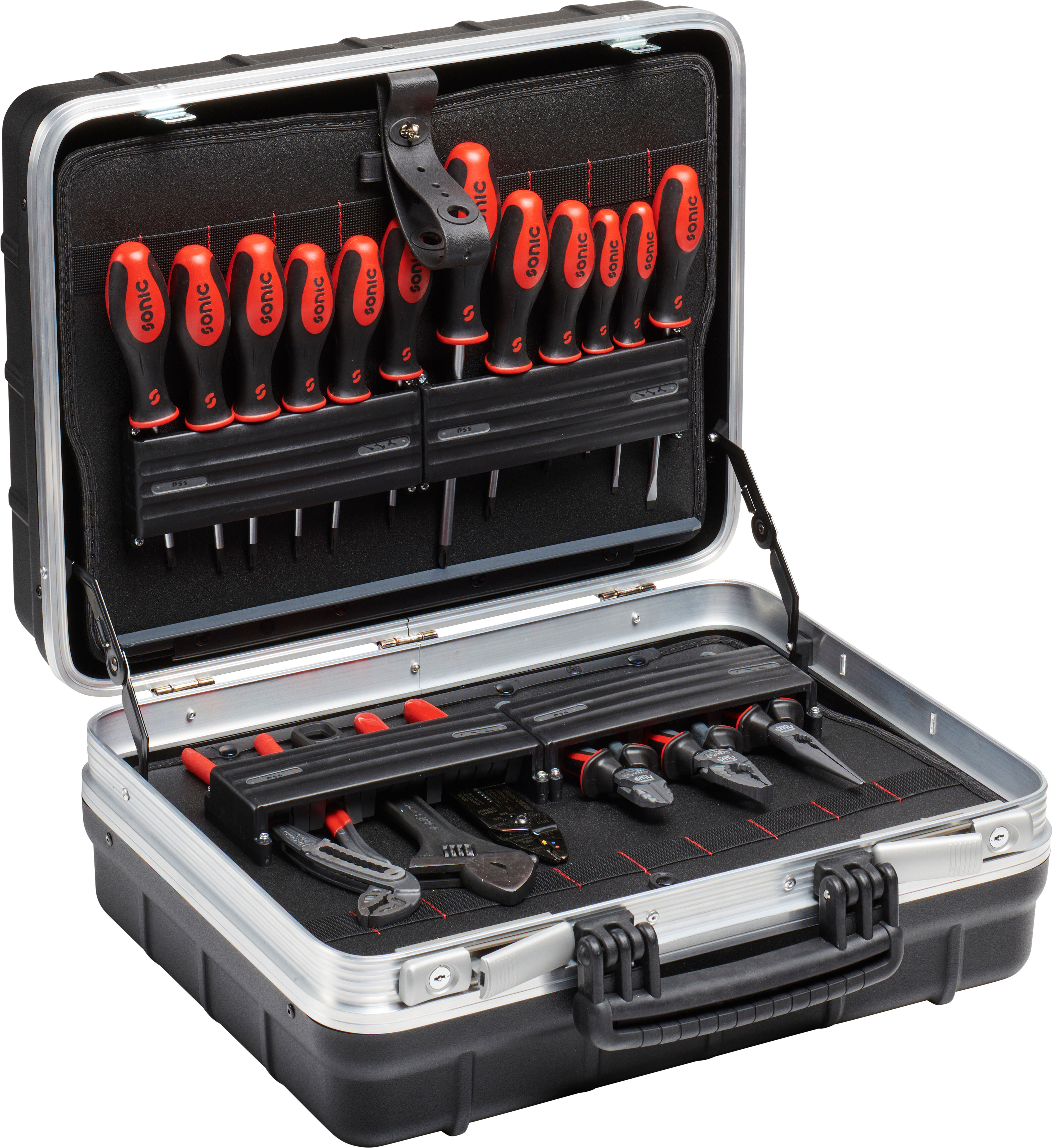 Sonic Equipment Werkzeugkoffer 132-Tlg. 713203