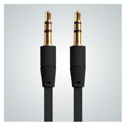 ready2music R2maux (1.20 m, AUX Kabel, Cinch Kabel) (R2MAUXBLACK)