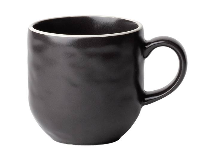Kaffeetasse Elements Yin & Yang schwarz Steinzeug 24 cl