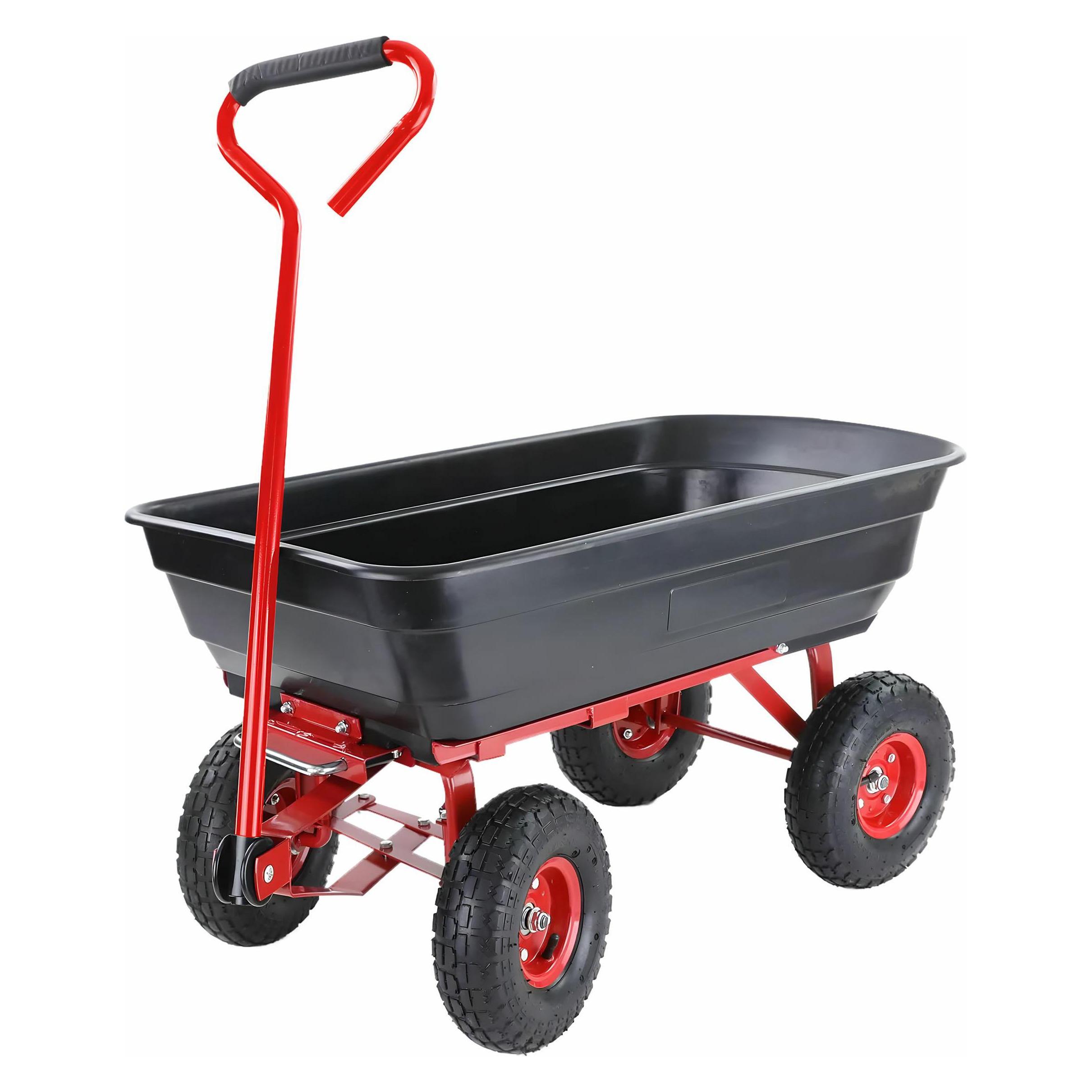 Awtools Gartenwagen/Kipper, 4 Räder, 75 l (1099534)
