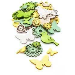 Streuteile "Frühjahr", 1,5–4 cm, 40 Stück