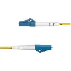 StarTech com 1 Meter LWL Patchkabel LC LC (UPC) Singlemode OS2 Simplex, 9/125μm, 40G/100G, Biegeunem (1 m), Netzwerkkabel