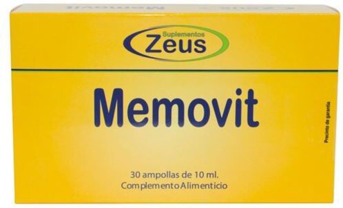 Suplementos Zeus Memovit 30 Ampoules