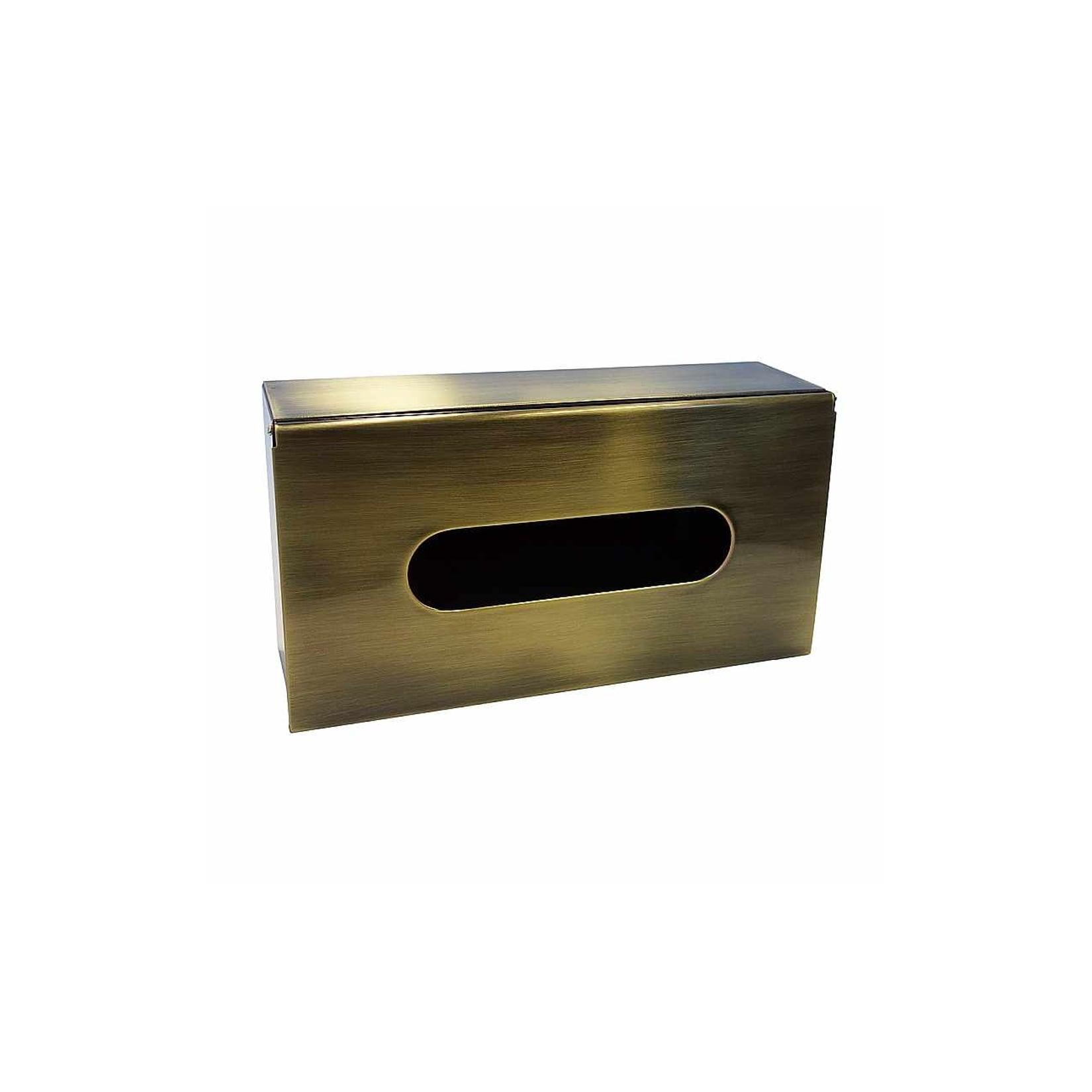 Brillantbad BETRO BRONZE Papiertuchspender Messing Bronze 250x130x70 mm für Bad & Küche >> Freistehend anwendbar