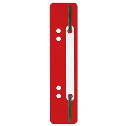 OTTO Office Kunststoff-Heftstreifen 100 Stück rot, 3.4x15 cm