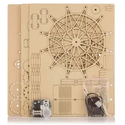 Kreativ-Set Bausatz 3D-Riesenrad aus Holz ca. 20,7x8,4x25,5cm