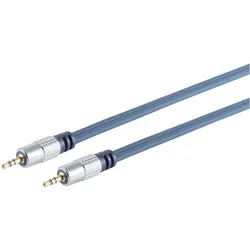 Shiverpeaks S/CONN maximum connectivity Home Cinema Verchromter Metall-Klinkenstecker 3,5mm stereo und verchromt (15 m), Audiokabel