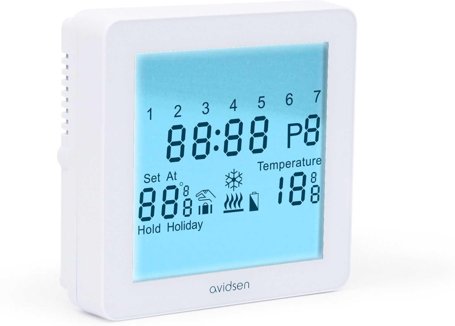 Avidsen Termostato programable wifi... Blanco