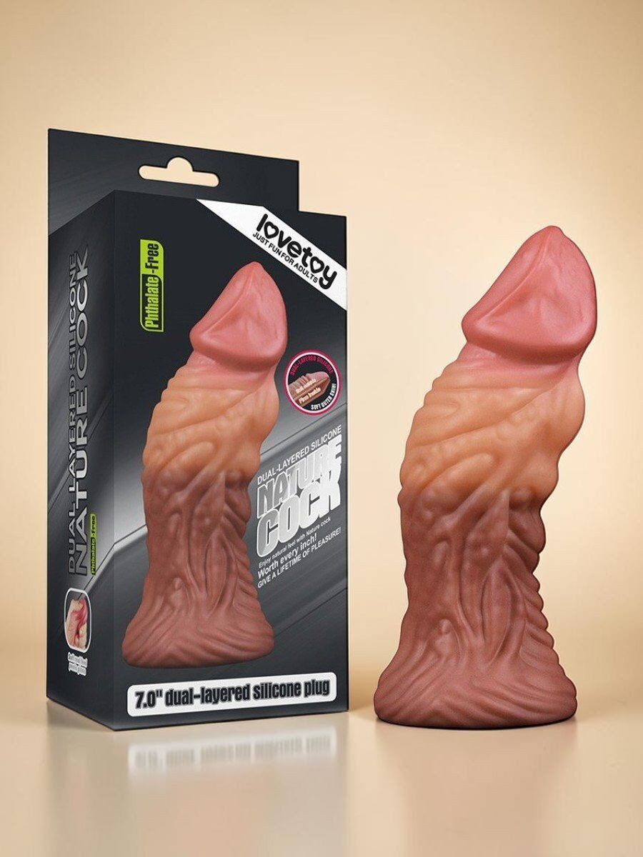 Lovetoy Gode réaliste avec veines prononcées 18 cm et ventouse puissante