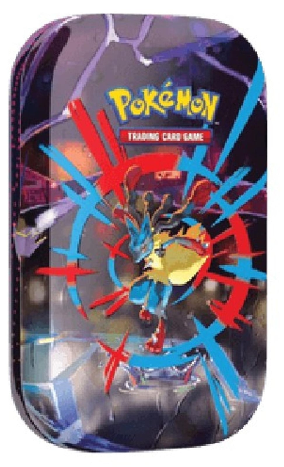 Pokemon Mega Heroes Mega Lucario Mini Tin van The Pokemon Company