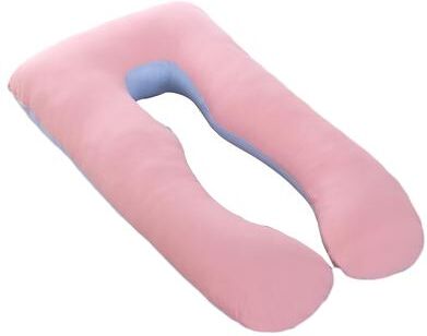 Rare Purchases U Type Pregnant Pillow Case, Cotton Pillowcase For Breastfeeding, Gravida Side Protect Cover pink