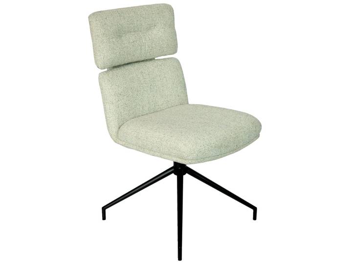 Dieter Knoll Stuhl PABLO, Weiß, Stoff