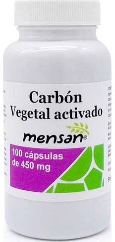 Mensan Carbón Vegetal Activado 450 mg 100 caps